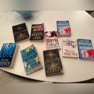 Bundle Of Books Colleen Hoover - set of 9